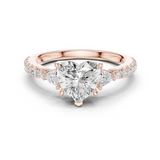 Gold Ring DDLR-858, Rose Gold