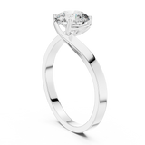 Gold Ring LR-0023, White Gold, view 1