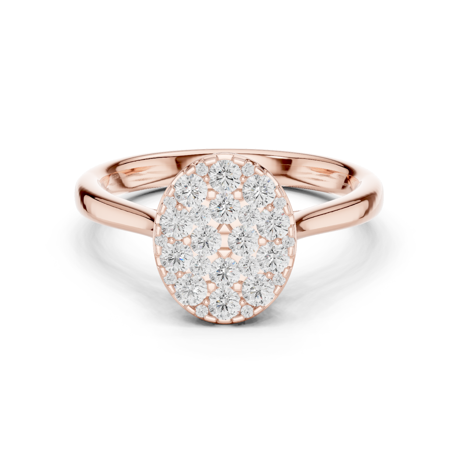 Gold Ring DDLR-782, Rose Gold