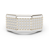 Gold Men's Ring GGR-0004, White Gold