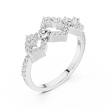 Gold Ring LR-01 (88), White Gold, view 2