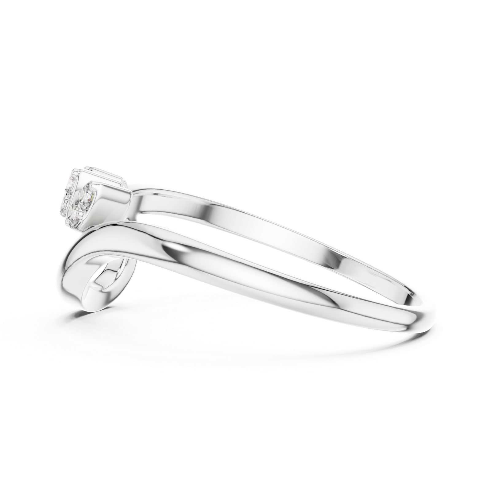 Gold Ring 1 (252), White Gold, view 3