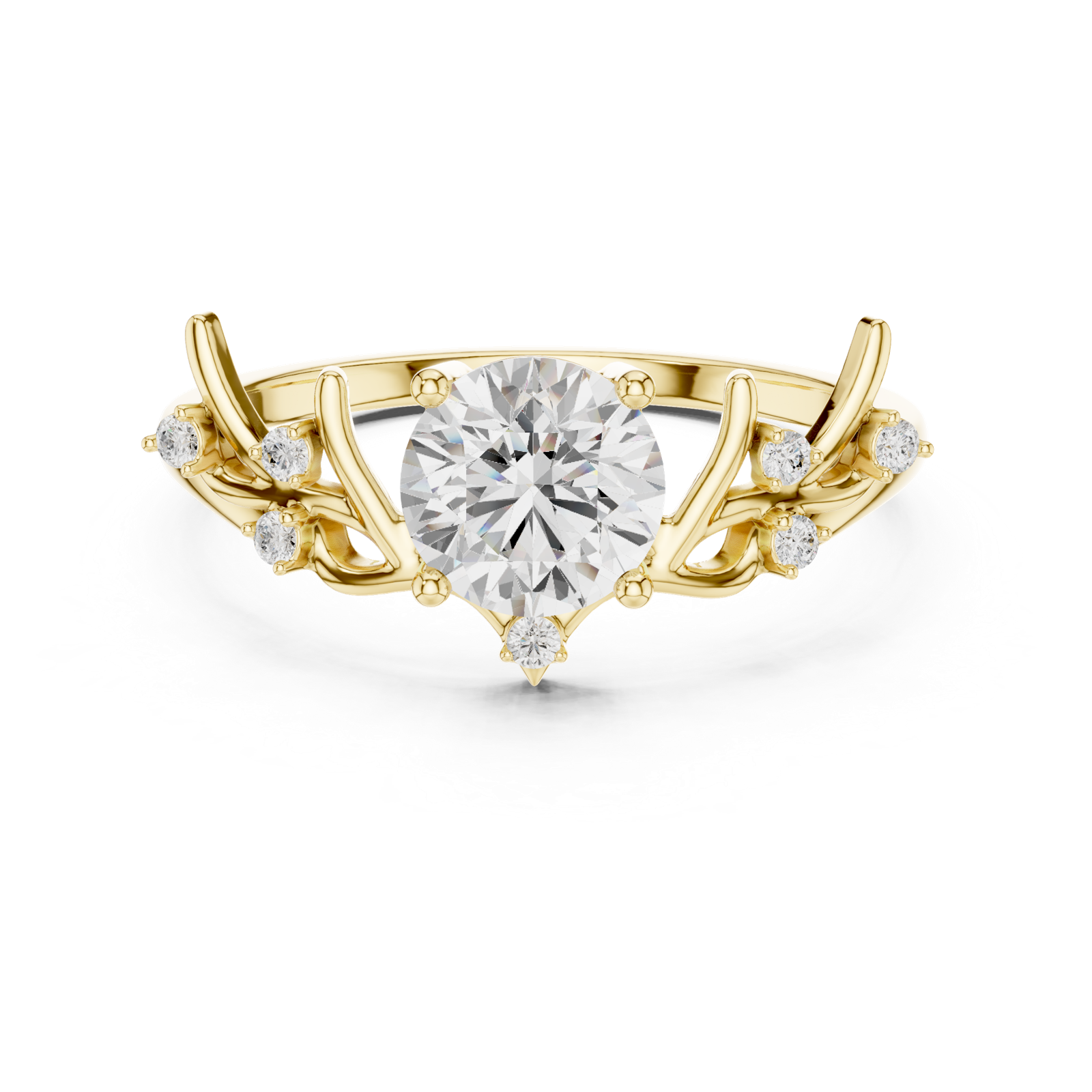Gold Ring SBWR(33), Yellow Gold, view 4