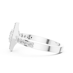 Gold Ring DDLR-745, White Gold, view 3