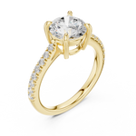 Gold Ring DDLR-882, Yellow Gold, view 2