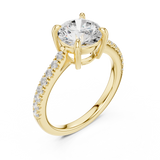 Gold Ring DDLR-882, Yellow Gold, view 2