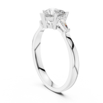 Gold Ring 00001L (34), White Gold, view 1