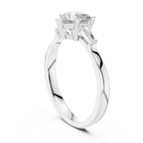 Gold Ring 00001L (34), White Gold, view 1