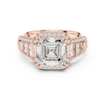 Gold Ring DDLR-262, Rose Gold, view 4