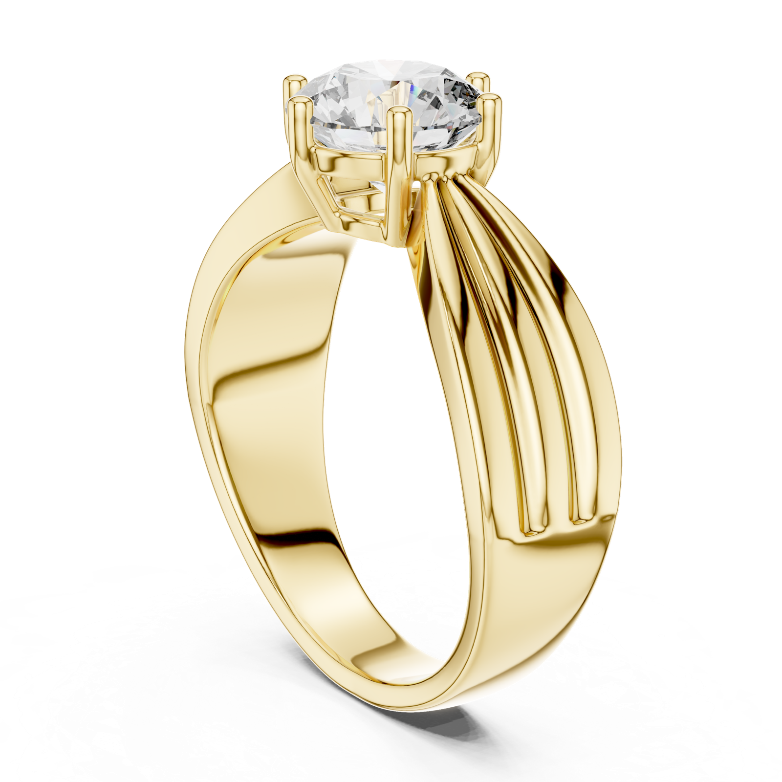 Gold Ring LR-0154, Yellow Gold, view 1