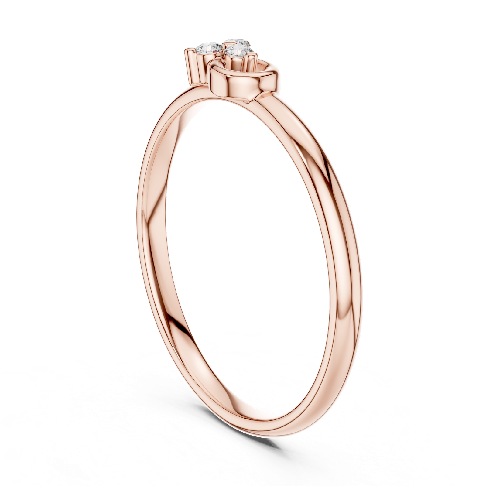 Gold Ring 1 (395), Rose Gold, view 1