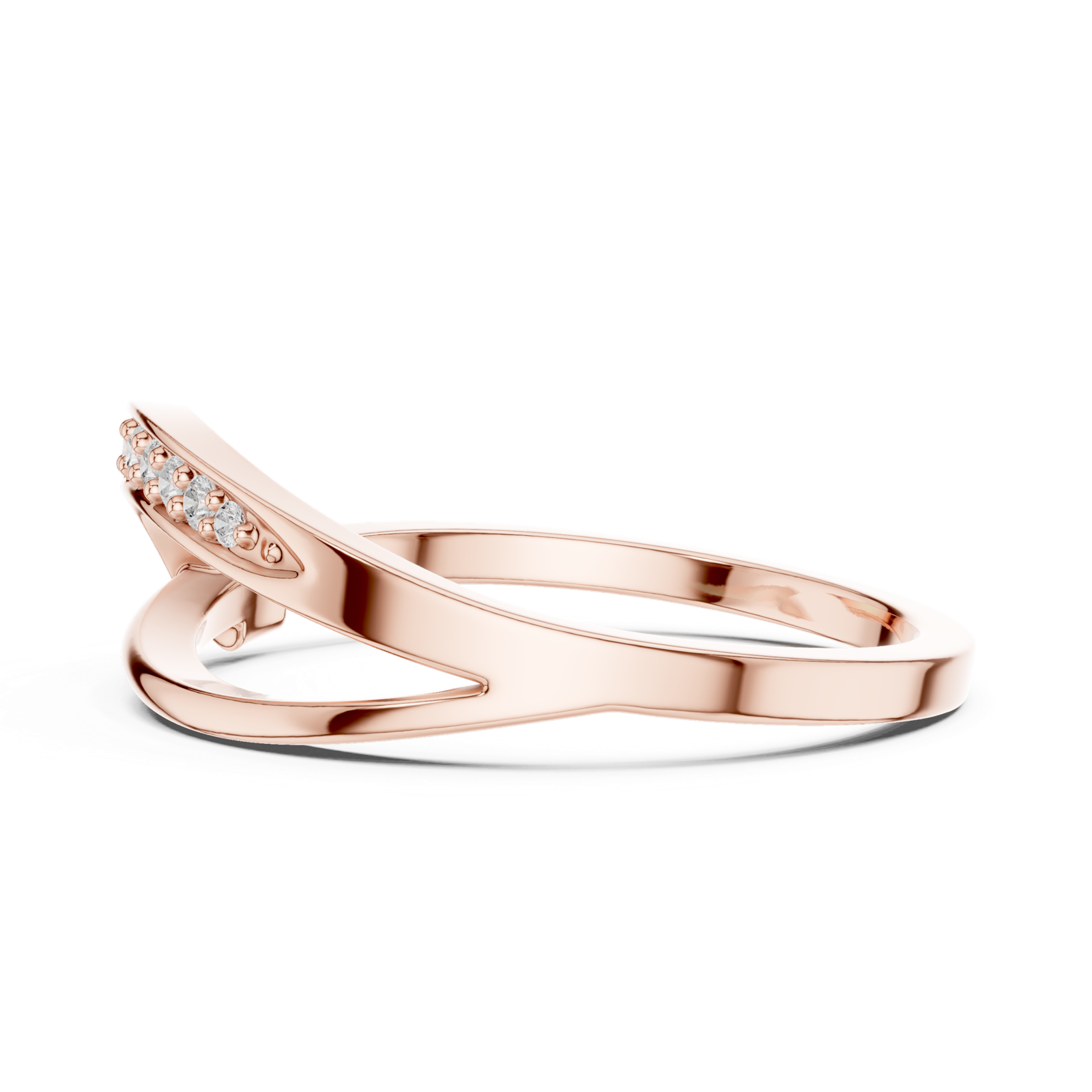Gold Ring SBWR(2), Rose Gold, view 3