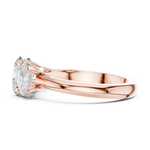 Gold Ring DDLR-1053, Rose Gold, view 3