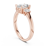 Gold Ring DDLR-869, Rose Gold, view 1