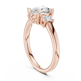 Gold Ring DDLR-869, Rose Gold, view 1