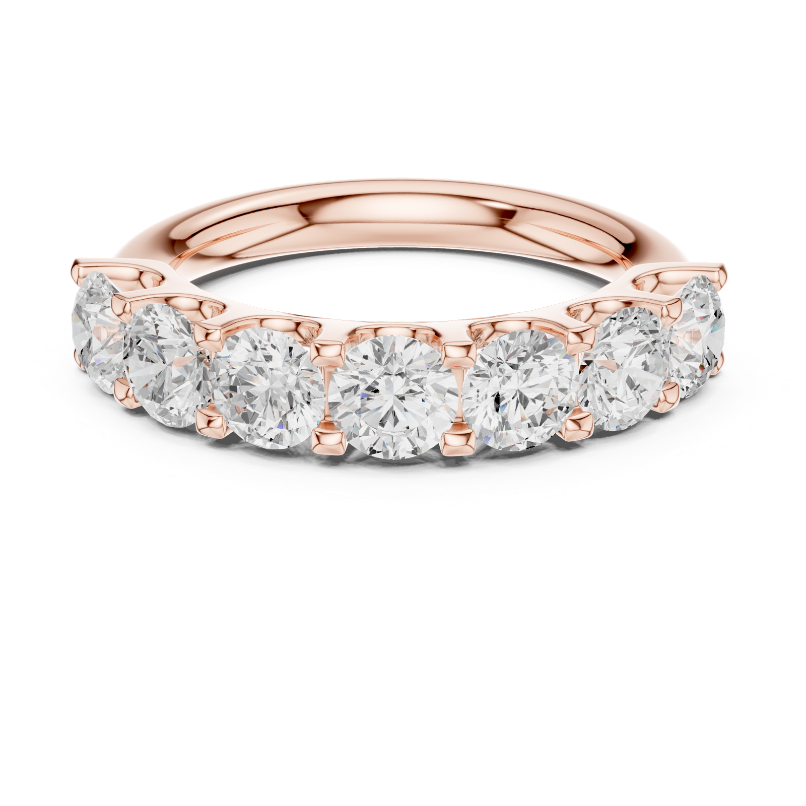 Gold Ring DDLR-684, Rose Gold, view 4