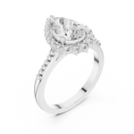 Gold Pendant 9-10028L_29, White Gold, view 2