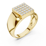 Gold Ring SBMR(18), Yellow Gold, view 2