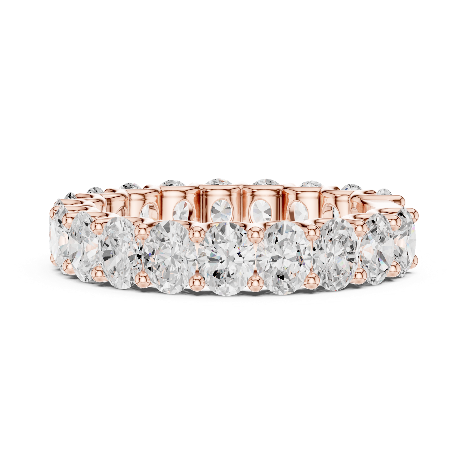 Gold Ring DDLR-695, Rose Gold, view 3