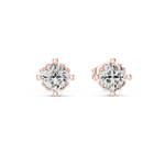 Gold Earrings GER-0355, Rose Gold