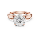 Gold Ring DDLR-710, Rose Gold, view 4