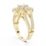 Gold Ring DDLR-348, Yellow Gold, view 1