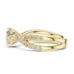 Gold Ring L03-638, Yellow Gold, view 3