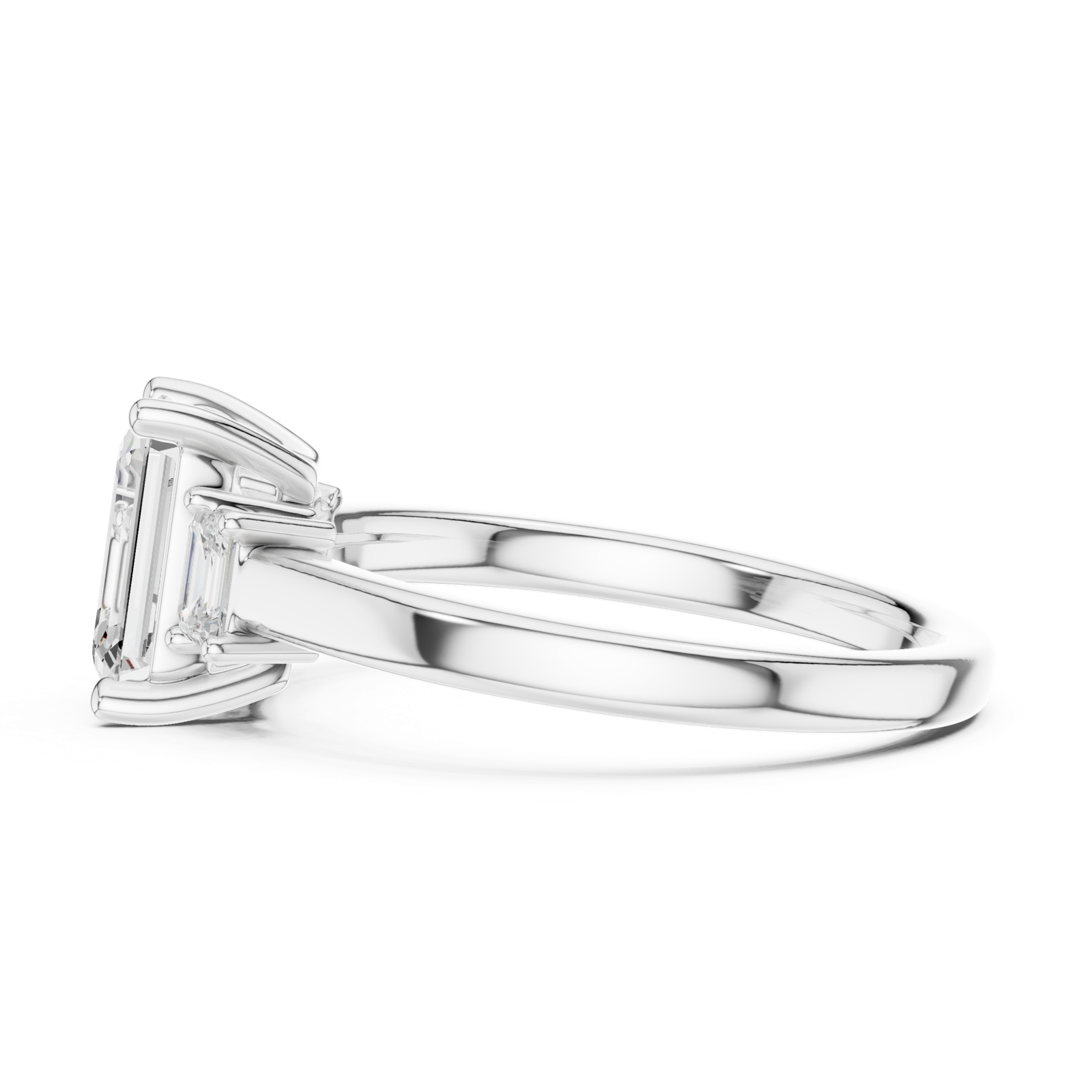 Gold Ring DDLR-868, White Gold, view 3