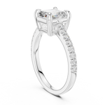 Gold Ring DDLR-875, White Gold, view 1