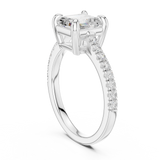 Gold Ring DDLR-875, White Gold, view 1