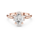 Gold Ring DDLR-336, Rose Gold, view 4