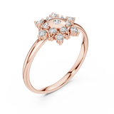 Gold Ring Ledis Ring, Rose Gold, view 2