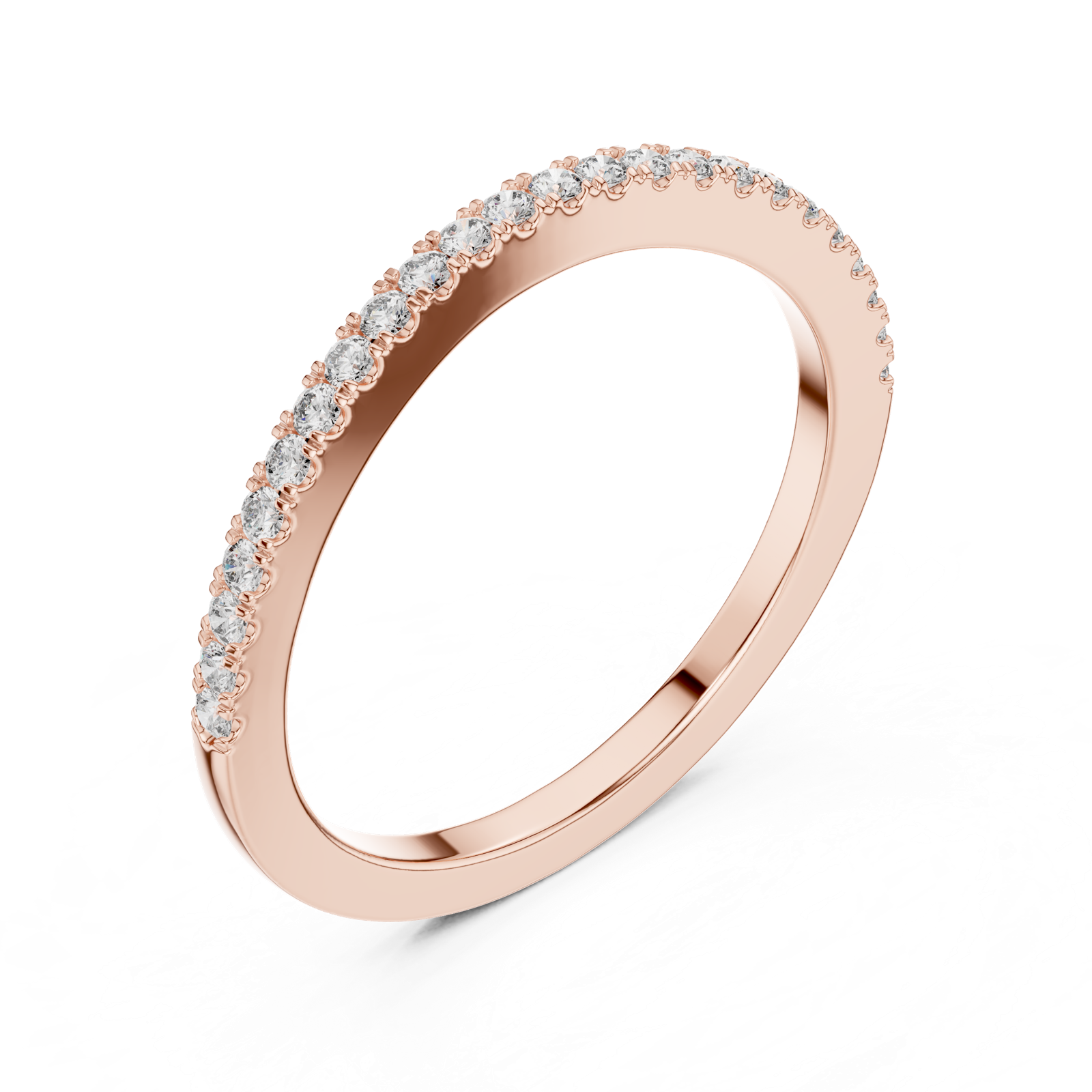 Gold Ring L03-811, Rose Gold, view 2