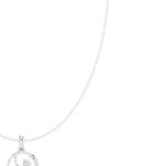 Gold Necklace SBWN (45), White Gold, view 3