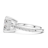 Gold Ring DDLR-250 -ECU, White Gold, view 3
