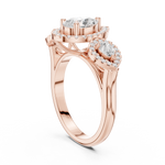 Gold Ring DDLR-317, Rose Gold, view 1