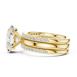 Gold Ring DDLR-948, Yellow Gold, view 3
