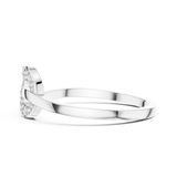 Gold Ring DR-6298, White Gold, view 3