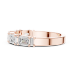 Gold Ring DDLR-385, Rose Gold, view 3