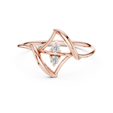 Gold Ring 1 (147), Rose Gold, view 4