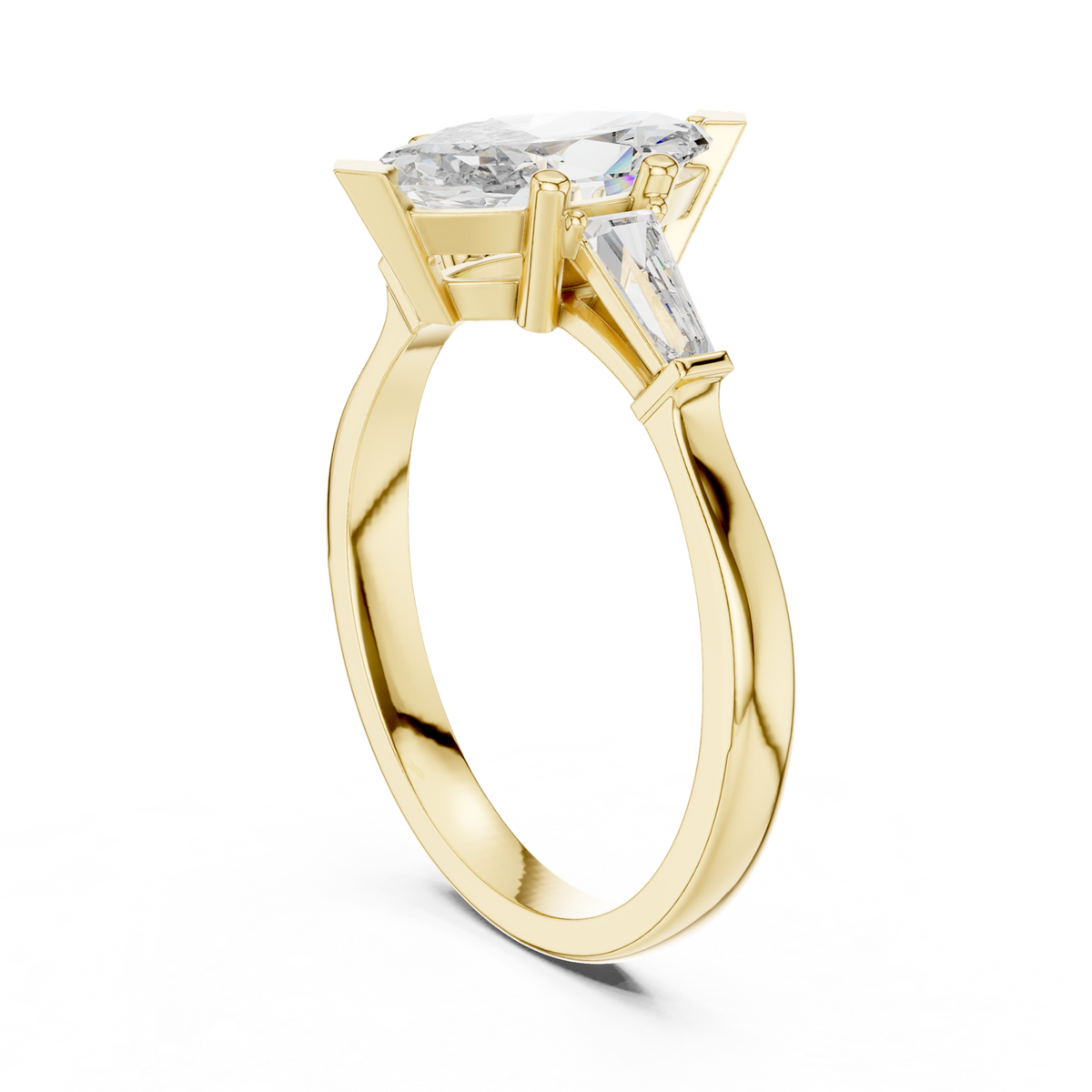 Gold Ring 00001L (31), Yellow Gold, view 1