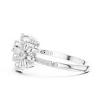 Gold Ring LR-01 (59), White Gold, view 3