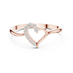 Gold Ring 1 (177), Rose Gold, view 4