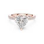 Gold Ring DDLR-1018, Rose Gold, view 4