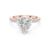 Gold Ring DDLR-1018, Rose Gold, view 4