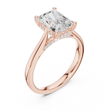 Gold Ring DDLR-990, Rose Gold, view 2