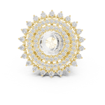 Gold Ring DDLR-749, Yellow Gold, view 4