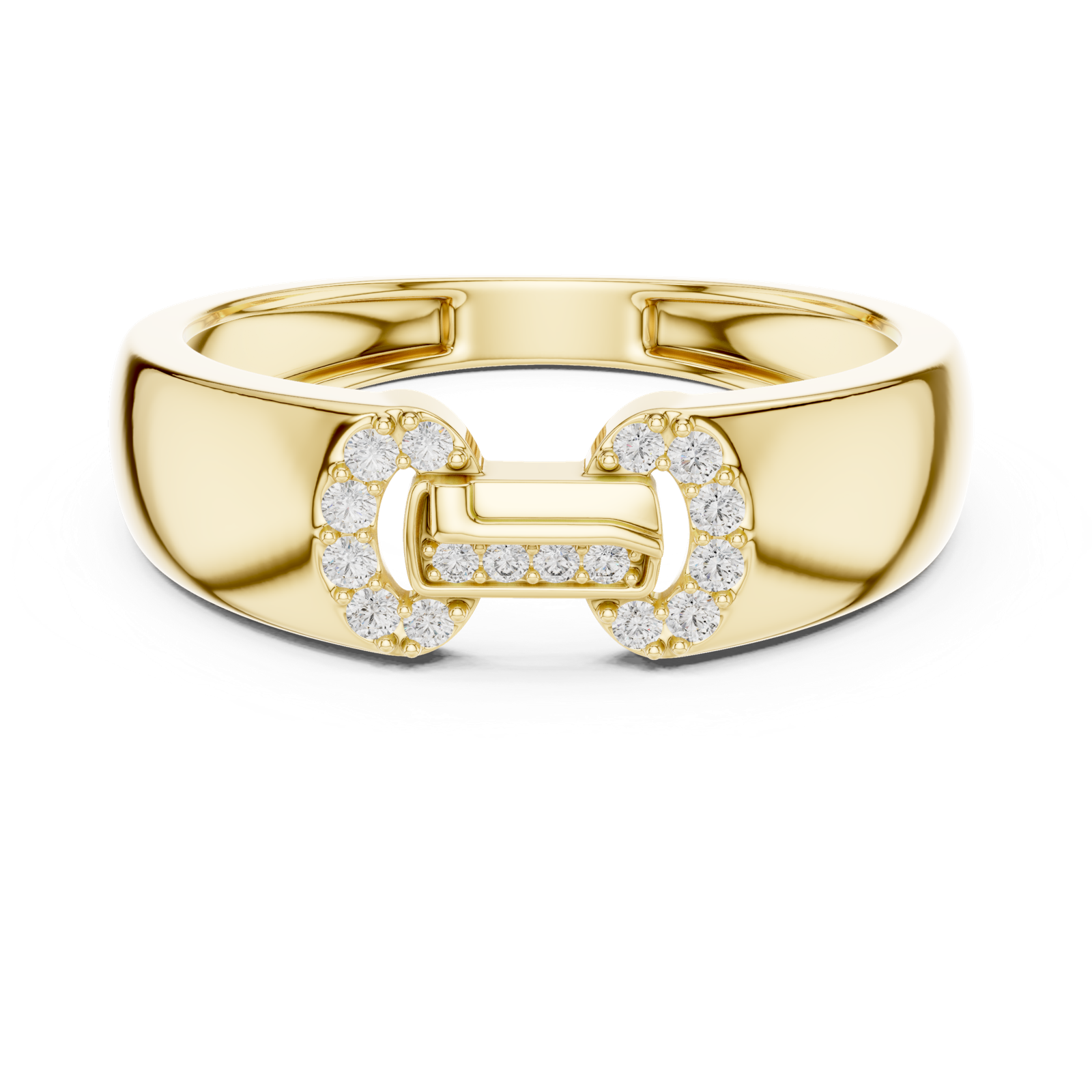 Gold Ring LR-01 (33), Yellow Gold, view 4
