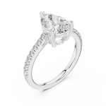 Gold Ring DDLR-039, White Gold, view 2