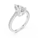Gold Ring DDLR-039, White Gold, view 2